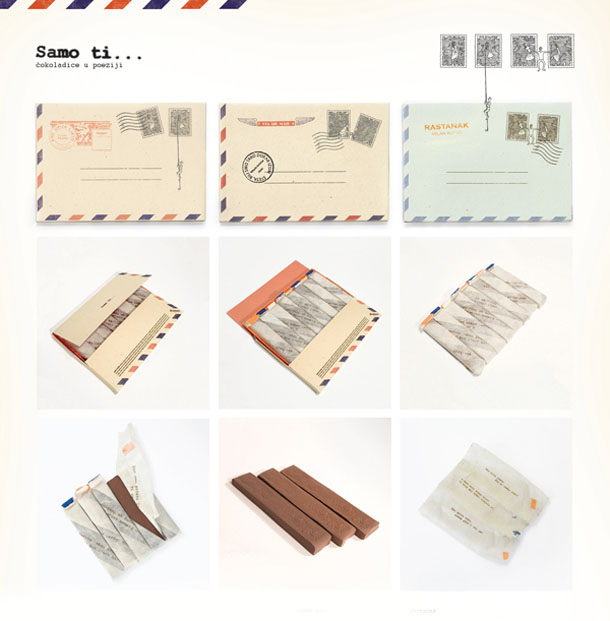 Mišo Komenda  - "Samo ti.." - ambalaža za čokaladice