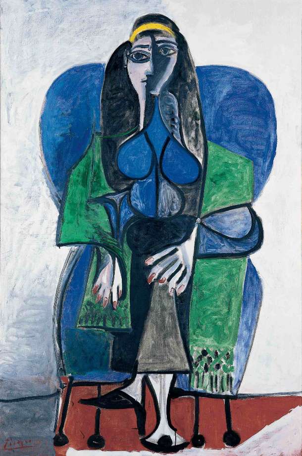 02_Picasso_femme_assise_1960
